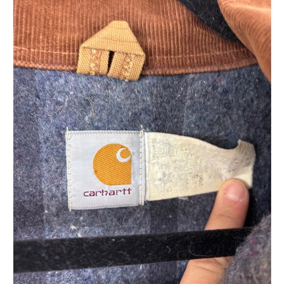 Carhartt vintage 1995 mens 54 Tall blanket lined detroit duck jacket 6BJL coat - Picture 8 of 8